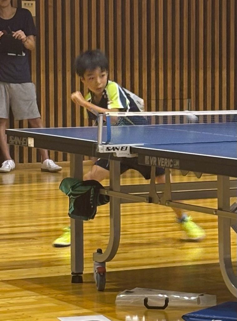 細江卓研の中村礼音 小4でホープスの部7位